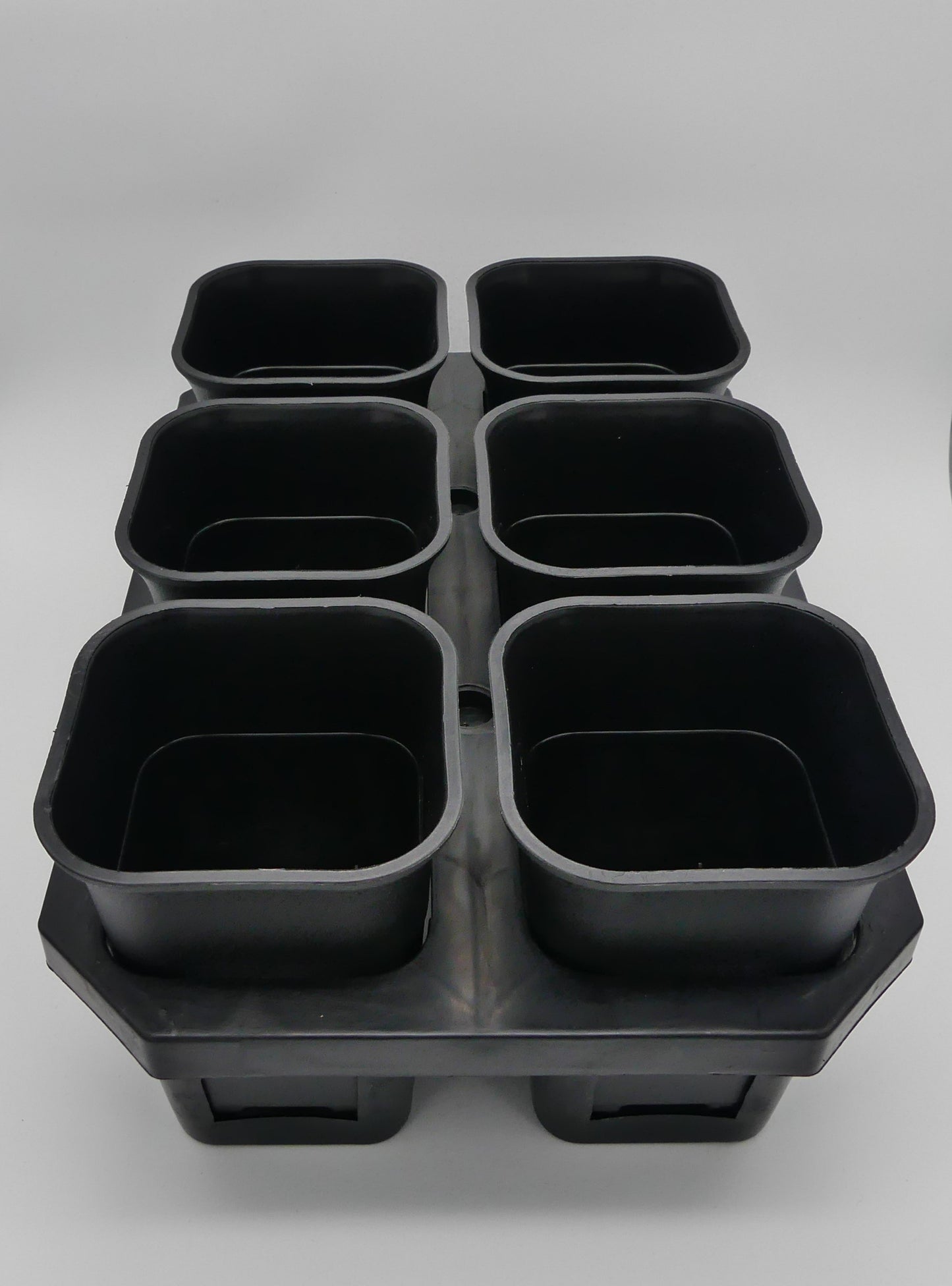 Cultivation pot box with saucer and holder function for 6