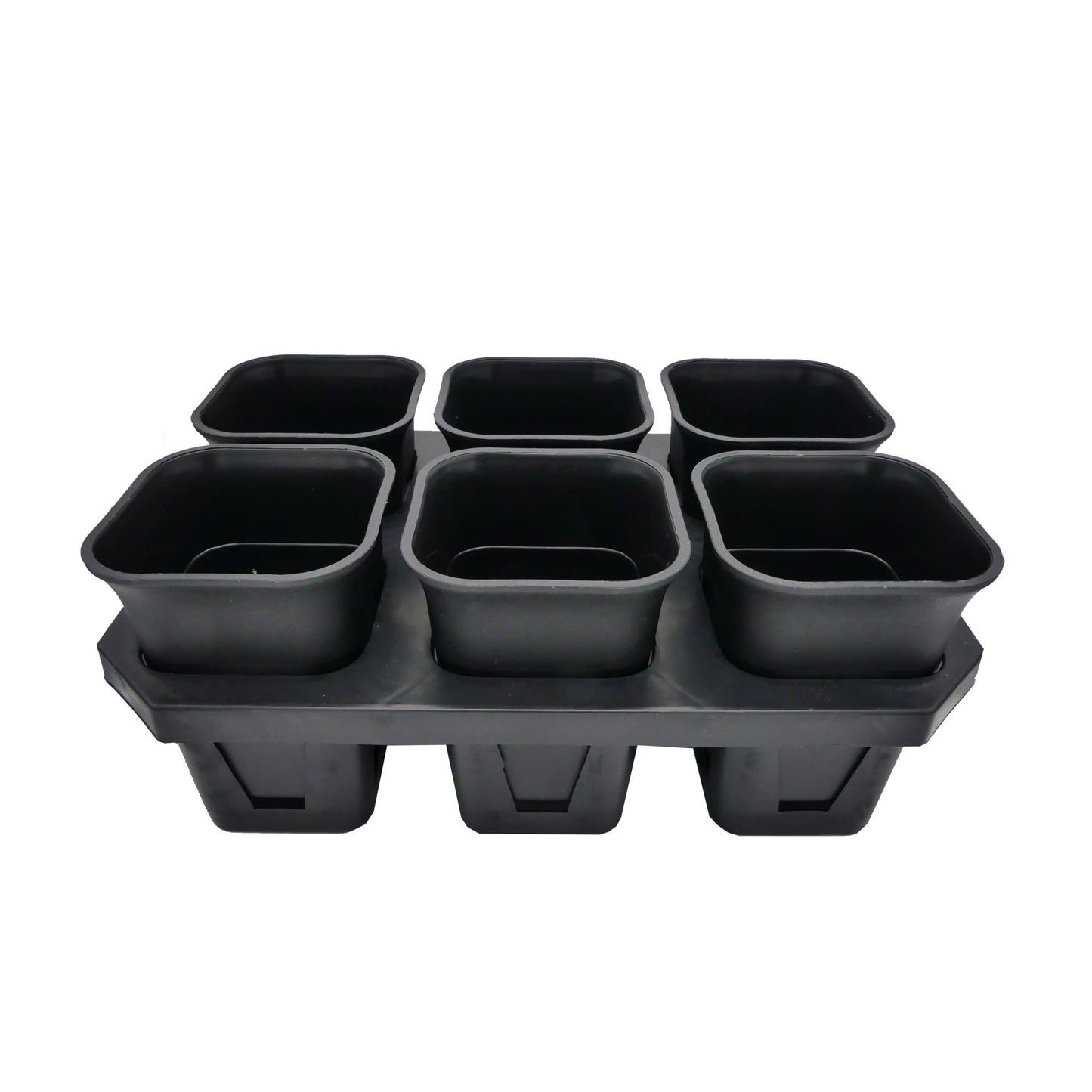 Cultivation pot box with saucer and holder function for 6